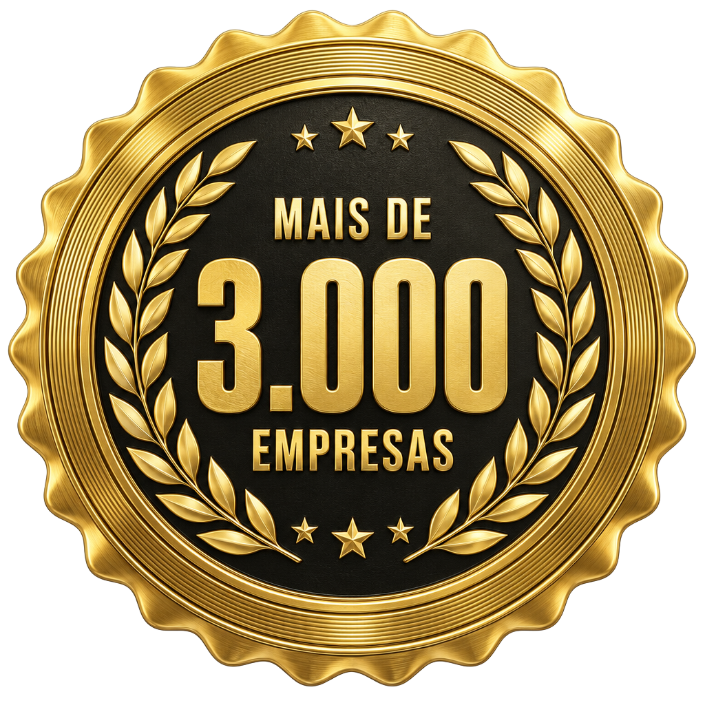 Mais de 3.000 empresas